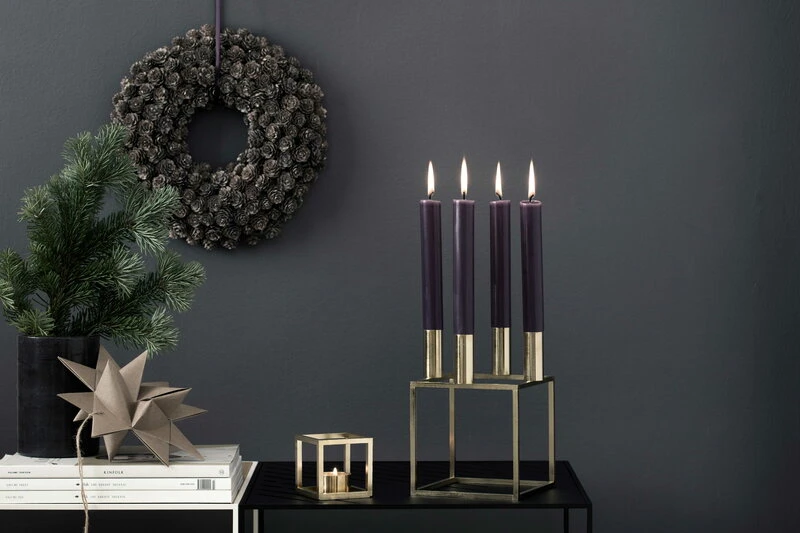 By Lassen Bougeoir Kubus 4, Plaqué Or 2 By Lassen Bougeoir Kubus 4, Plaqué Or – Image 2