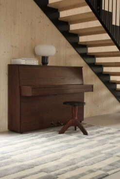 Roots Living Tapis Pilari, Bambou - laine, Bleu - vanille -Décoration D'Intérieur 1 6 6 3 5Binterior5D Blue Vanilla Pilari