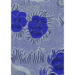 Pihlgren Ja Ritola Papier Peint Kiurujen Yö, Bleu Cobalt/gris