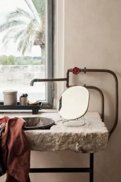 Ferm LIVING Miroir De Table Pond, Laiton -Décoration D'Intérieur 109 2039