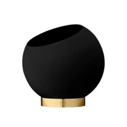 AYTM Pot De Fleurs Globe, Modèle XS, Noir