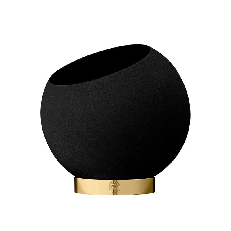 AYTM Pot De Fleurs Globe, Modèle XS, Noir 1 AYTM Pot De Fleurs Globe, Modèle XS, Noir