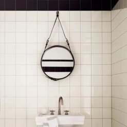 GUBI Miroir Adnet M, Brun Clair -Décoration D'Intérieur 116Gubi iso 1