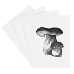 Teemu Järvi Illustrations Lot De 4 mini-affiches Wild Mushroom