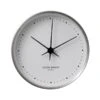 Georg Jensen Horloge Murale Henning Koppel, 10 cm, Acier Inoxydable