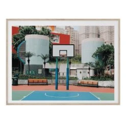 Paper Collective Affiche Cities Of Basketball 04 (Hong Kong)