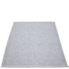 Pappelina Tapis Svea, 140 X 220 cm, Gris Métallisé
