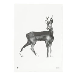 Teemu Järvi Illustrations Affiche Deer, 50 X 70 cm