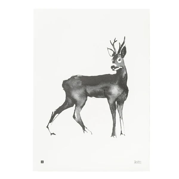 Teemu Järvi Illustrations Affiche Deer, 50 X 70 cm 1 Teemu Järvi Illustrations Affiche Deer, 50 X 70 cm