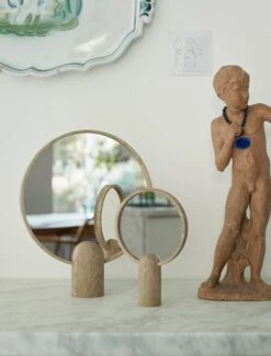 Skagerak Miroir Aino, Grand Modèle, Chêne 5 Skagerak Miroir Aino, Grand Modèle, Chêne -Décoration D'Intérieur 1480004 1480003 M 1