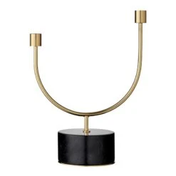 AYTM Bougeoir Grasil, Noir/doré