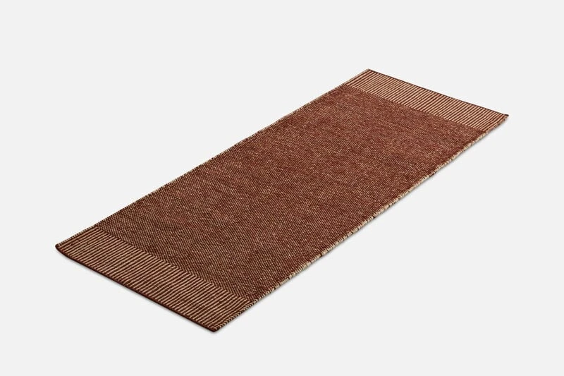 Woud Tapis Rombo, 75 X 200 cm, Rouille 3 Woud Tapis Rombo, 75 X 200 cm, Rouille – Image 3