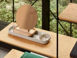 Fritz Hansen Miroir De Table KN Slide, Frêne - Béton Gris -Décoration D'Intérieur 17950 Slide