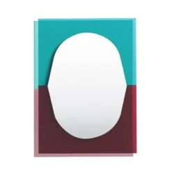 Petite Friture Miroir Wander, 40 x 55 cm, émeraude - Cerise