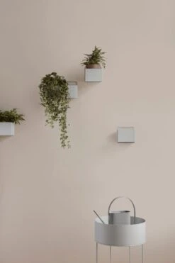 Ferm LIVING Plant Box, Rond, Gris Clair -Décoration D'Intérieur 18 18543