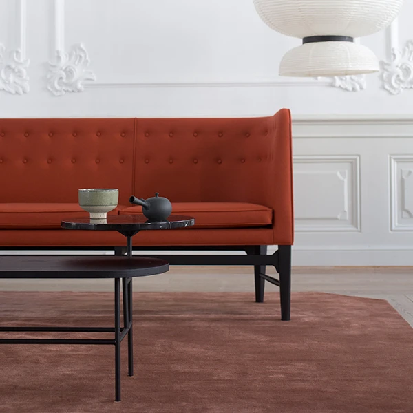 &Tradition Tapis The Moor AP6, 240 X 240 cm, Rouge Bruyère 2 &Tradition Tapis The Moor AP6, 240 X 240 cm, Rouge Bruyère – Image 2