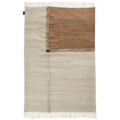Sera Helsinki Tapis E-1027, Tissé, Marron - Blanc Cassé