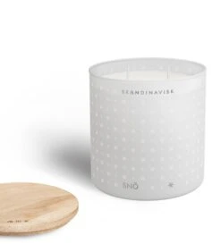 Skandinavisk Bougie Parfumée Avec Couvercle, SNÖ, 400 g -Décoration D'Intérieur 20114 4 SNO CANDLE 400G