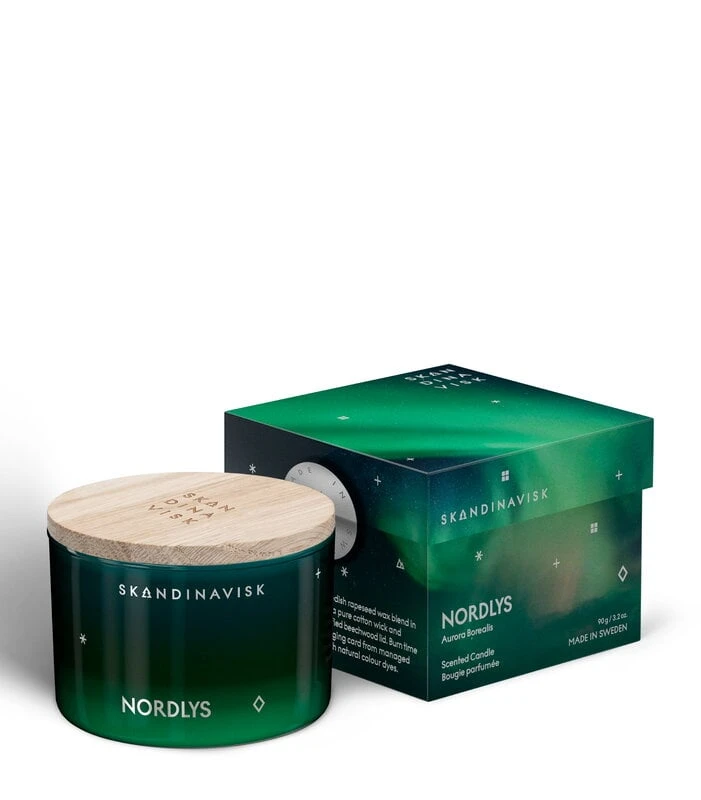 Skandinavisk Bougie Parfumée Avec Couvercle, NORDLYS, 90 g 3 Skandinavisk Bougie Parfumée Avec Couvercle, NORDLYS, 90 g – Image 3