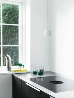 Normann Copenhagen Shorebird, Modèle Moyen, Vert - Noir -Décoration D'Intérieur 2022 Tub Lamp 3 White