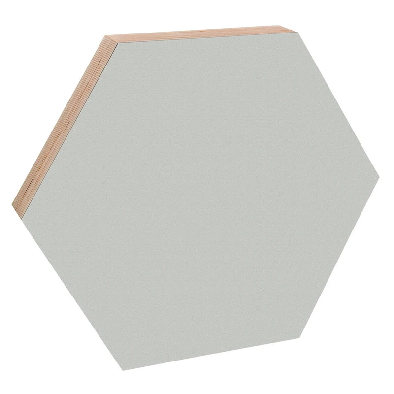 Kotonadesign Tableau Hexagone Petit Format, Gris Clair 1 Kotonadesign Tableau Hexagone Petit Format, Gris Clair