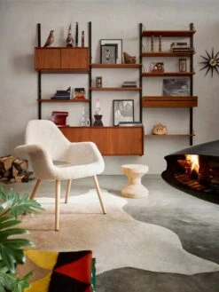 Vitra Horloge Sunburst -Décoration D'Intérieur 2936560 Organic Chair Sheepskin Cork Stool Sunburst Wall Clock Eames House Bird master