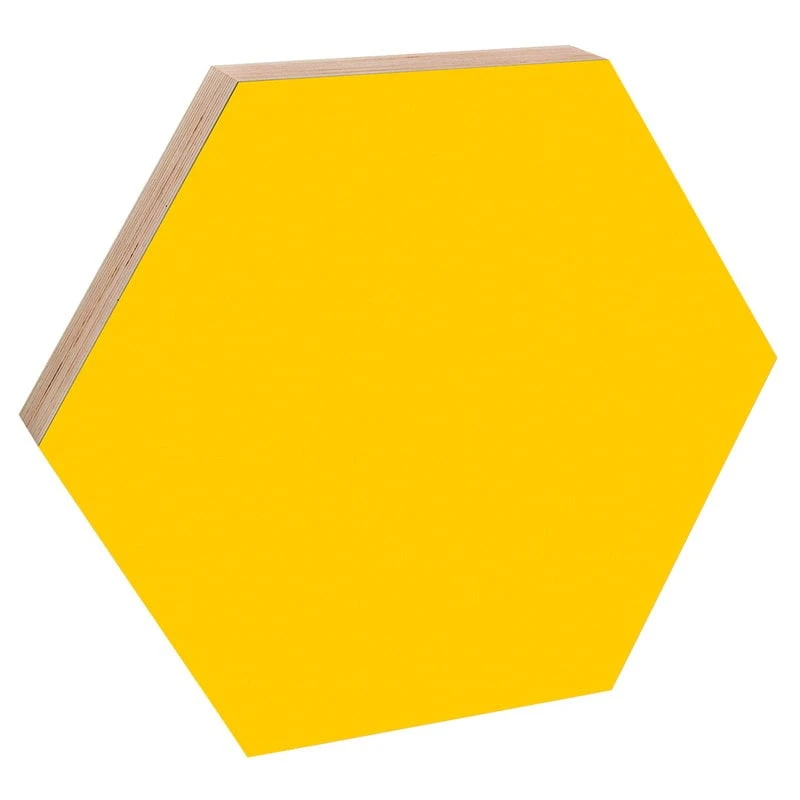 Kotonadesign Tableau Hexagone Grand Format, Jaune 1 Kotonadesign Tableau Hexagone Grand Format, Jaune