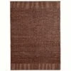 Woud Tapis Rombo, 170 X 240 cm, Rouille