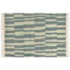 Roots Living Tapis Pilari, Bambou - laine, Bleu - vanille