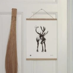 Teemu Järvi Illustrations Affiche Reindeer, 30 X 40 cm -Décoration D'Intérieur 3 temejarvi fv iso