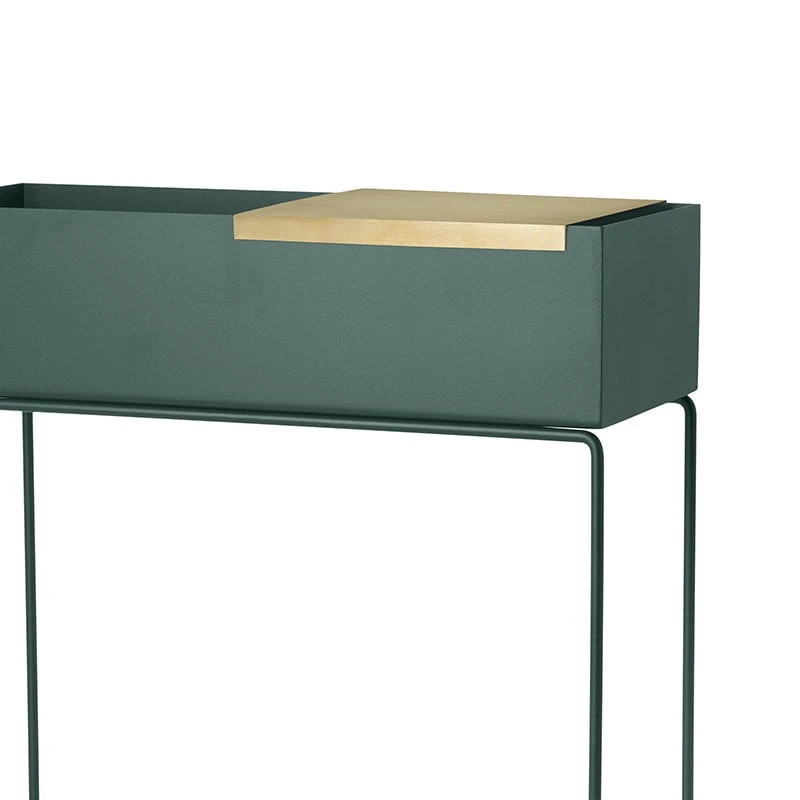 Ferm LIVING Plateau Pour Jardinière Plant Box, Laiton 2 Ferm LIVING Plateau Pour Jardinière Plant Box, Laiton – Image 2