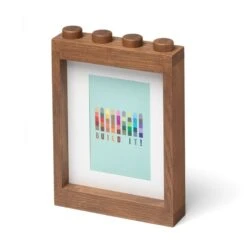 Room Copenhagen Lego Wooden Picture Frame, Chêne Teinté Foncé -Décoration D'Intérieur 41130900 LEGO 1x4 Wooden Picture Frame Dark Stained front