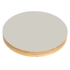 Kotonadesign Tableau Grand Format Rond, Gris