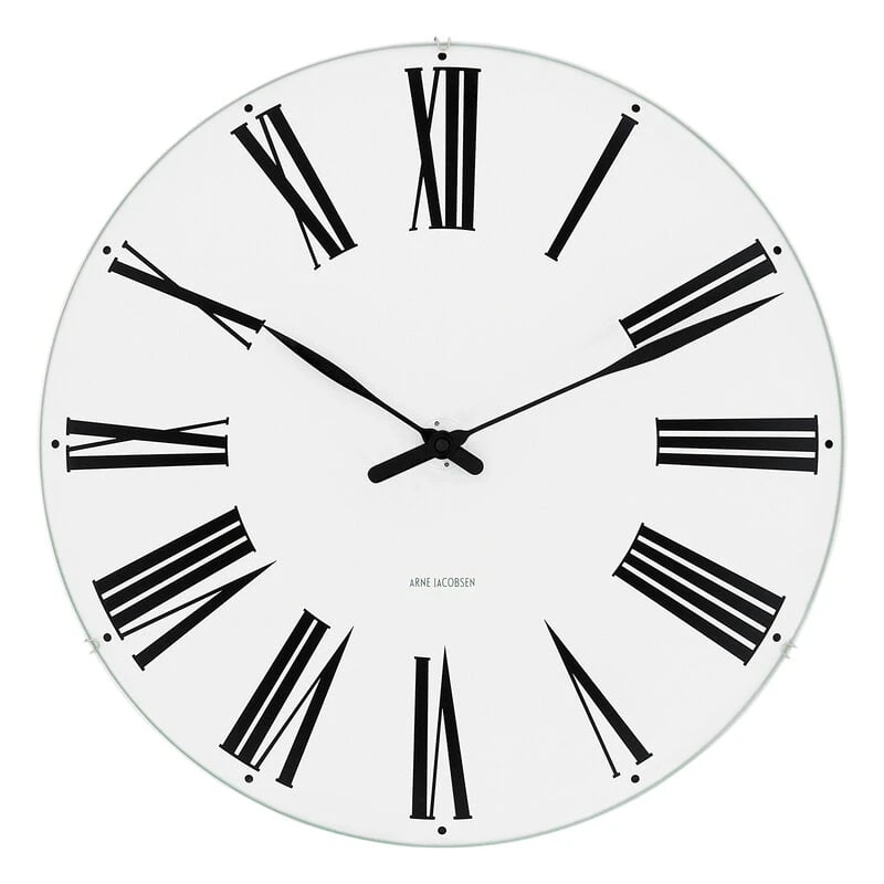 Arne Jacobsen Horloge Murale AJ Roman, 29 cm 1 Arne Jacobsen Horloge Murale AJ Roman, 29 cm