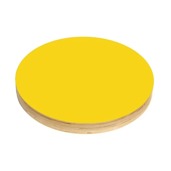 Kotonadesign Tableau Rond Petit Format, Jaune 1 Kotonadesign Tableau Rond Petit Format, Jaune