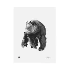 Teemu Järvi Illustrations Affiche Gentle Bear, 30 X 40 cm
