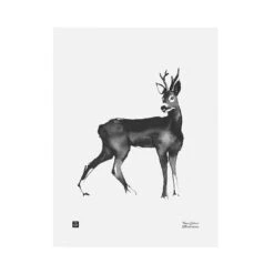 Teemu Järvi Illustrations Affiche Deer, 30 X 40 cm