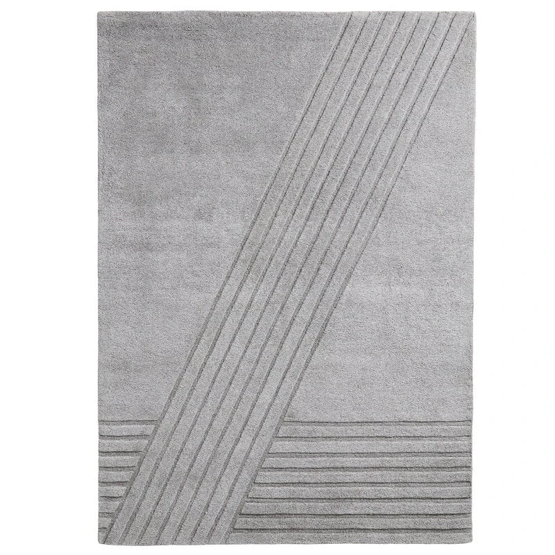 Woud Tapis Kyoto, 170 X 240 cm, Gris 1 Woud Tapis Kyoto, 170 X 240 cm, Gris