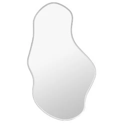 Ferm LIVING Grand Miroir Pond, Chrome Foncé