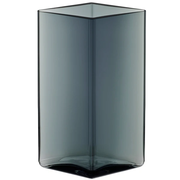 Iittala Vase Ruutu, 115 X 180 mm, Gris 1 Iittala Vase Ruutu, 115 X 180 mm, Gris