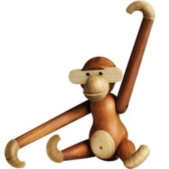 Kay Bojesen Wooden Monkey, Grand Modèle, Teck -Décoration D'Intérieur 81Rosendahl iso
