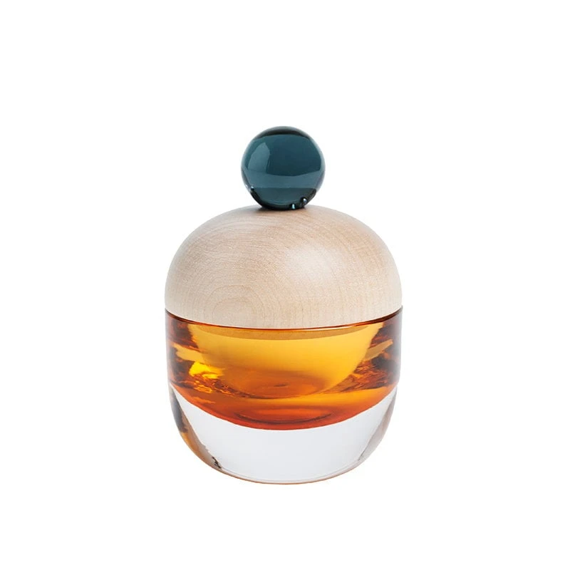 Katriina Nuutinen Boîte Lyyli, Petit Modèle, Orange - gris 1 Katriina Nuutinen Boîte Lyyli, Petit Modèle, Orange - gris