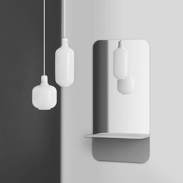 Normann Copenhagen Miroir Vertical Horizon, Gris 3 Normann Copenhagen Miroir Vertical Horizon, Gris – Image 3