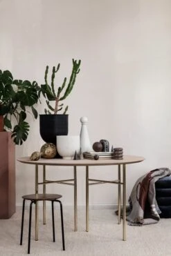Ferm LIVING Pot Hourglass, Modèle S, Noir -Décoration D'Intérieur ALZAF5