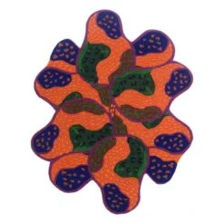 Finarte Tapis Pear, 160 x 200 cm, Rouge