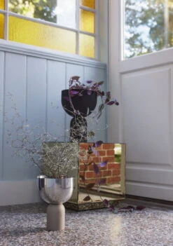 AYTM Pot De Fleurs Torus, Modèle S, Argent - taupe -Décoration D'Intérieur AYTM 01 065