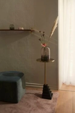 AYTM Photophore En Forme De Lanterne Tota, Noir - vert -Décoration D'Intérieur AYTM 02 104