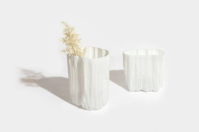Antrei Hartikainen Vase Melt, Modèle XL, Blanc 4 Antrei Hartikainen Vase Melt, Modèle XL, Blanc – Image 4