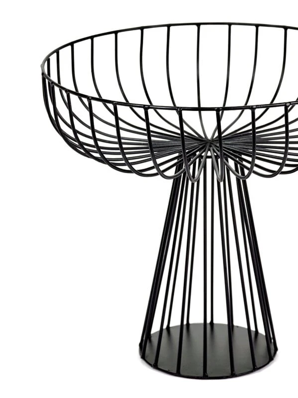 Serax Panier Avec Support Catu, Noir 4 Serax Panier Avec Support Catu, Noir – Image 4