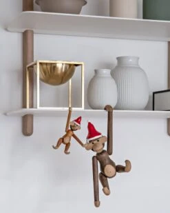 Kay Bojesen Singe En Bois Wooden Monkey, Modèle Mini, Teck -Décoration D'Intérieur Christmas Mood 15